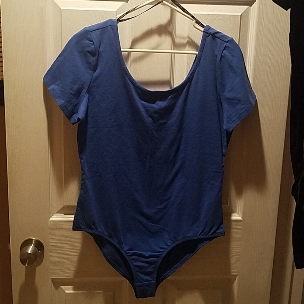 Blue bodysuit